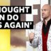 Tyson Fury at a press conference ahead of his fight on Saturday. He is wearing a white suit jacket.