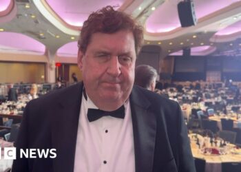 Gary O'Donoghue describes confusion and fears at correspondents' dinner