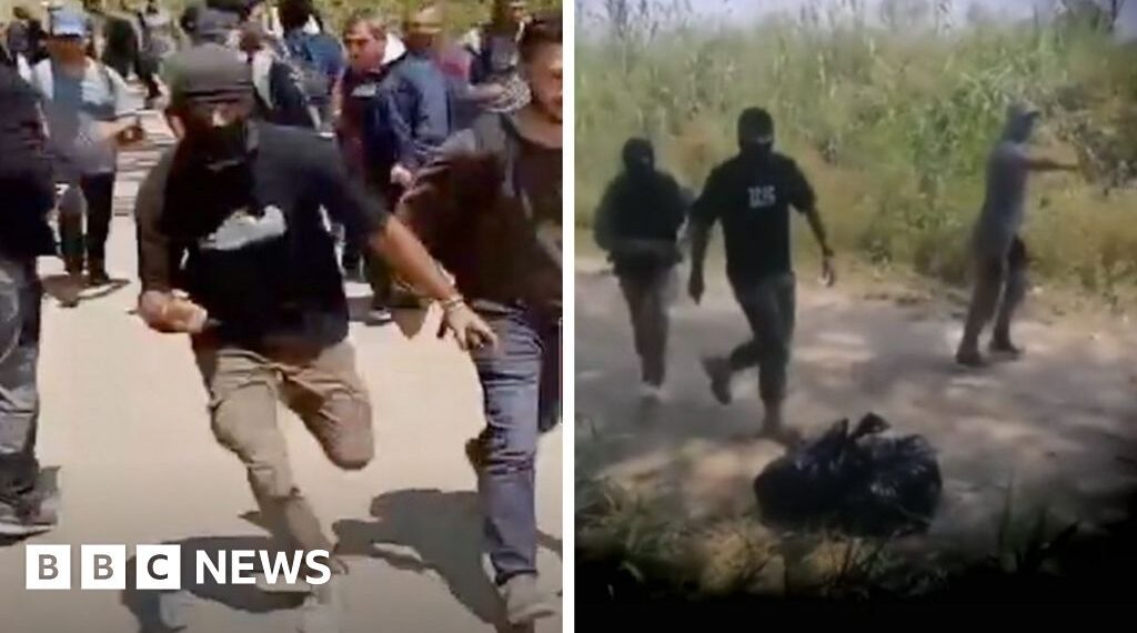Greek police using masked 'mercenaries' to push migrants back across border