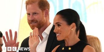 Harry and Meghan arrive in Australia for four-day tour