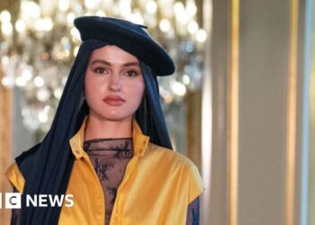Headscarf with a beret: Muslim designers showcase floral dresses and boxy streetwear in Paris