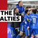 Leeds United players celebrate