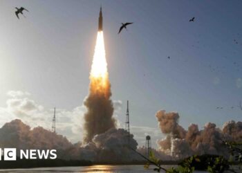 High above Earth, Artemis II crew prepare to thrust on to the Moon