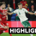 Action from Wales v Northern Ireland in Cardiff