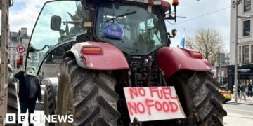 Hundreds of Irish petrol stations run out of fuel as protests continue