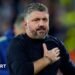 Gennaro Gattuso places his hand on his chest
