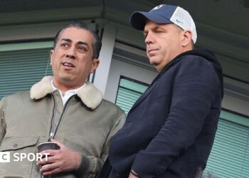 Chelsea owners Behdad Eghbali (left) and Todd Boehly