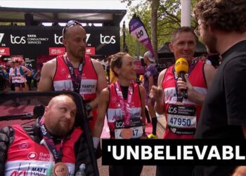 Matt Hampson foundation team and AP McCoy