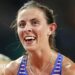 Great Britain's Jess Warner Judd smiles after finishing eighth in the women's 10,000m final at the 2023 World Athletics Championships in Budapest
