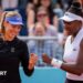 Katie Boulter and Venus Williams fist bump