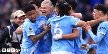 Man City celebrate