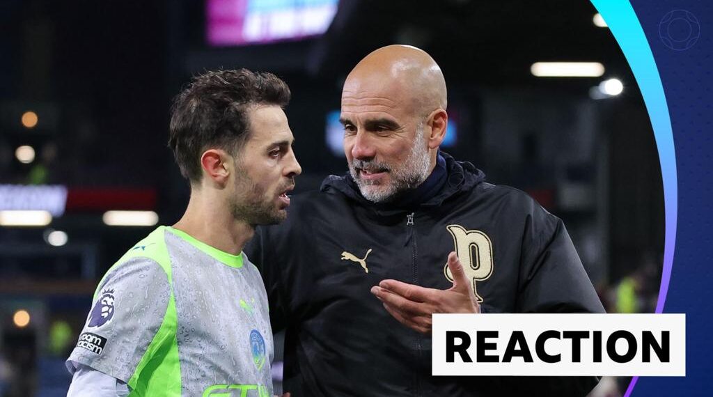Bernardo Silva and Pep Guardiola