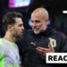 Bernardo Silva and Pep Guardiola