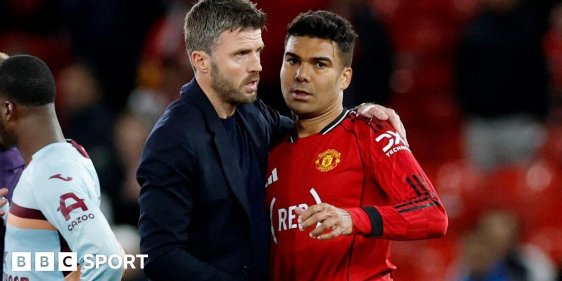 Michael Carrick and Casemiro