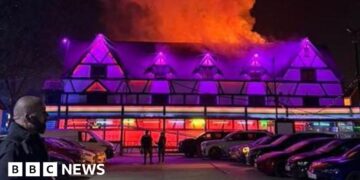 Man arrested for suspected arson after fire at packed LGBT+ club near Milton Keynes