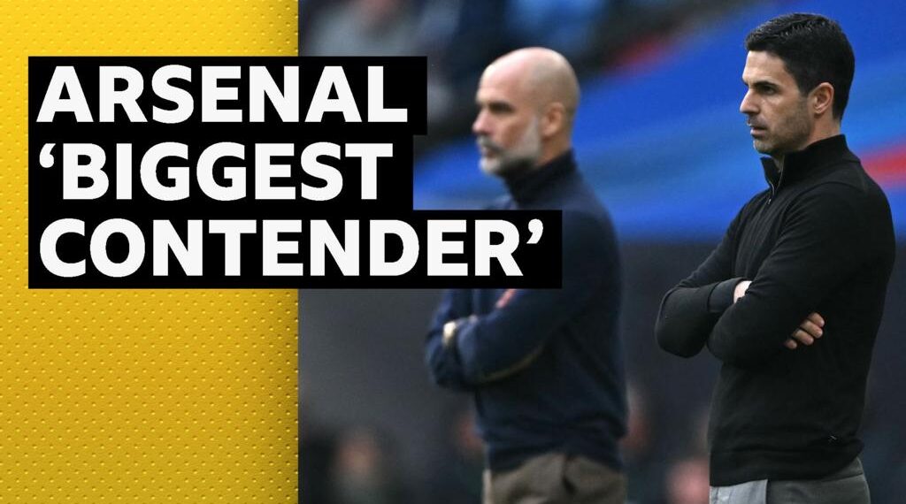 Mikel Arteta and Pep Guardiola