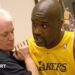 Alex McKechnie doing some physio with Shaquille O'Neal