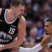 Nikola Jokic and fellow Most Valuable Player contender Victor Wembanyama go head-to-head during the match between Denver Nuggets and San Antonio Spurs