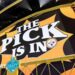 A general view of the stage after Pittsburgh Steelers pick during round two of the 2026 NFL Draft