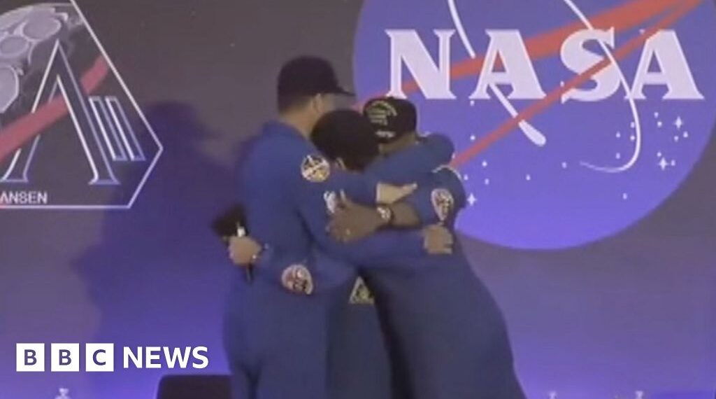 Nasa's Artemis crew welcomed back to Planet Earth in Houston