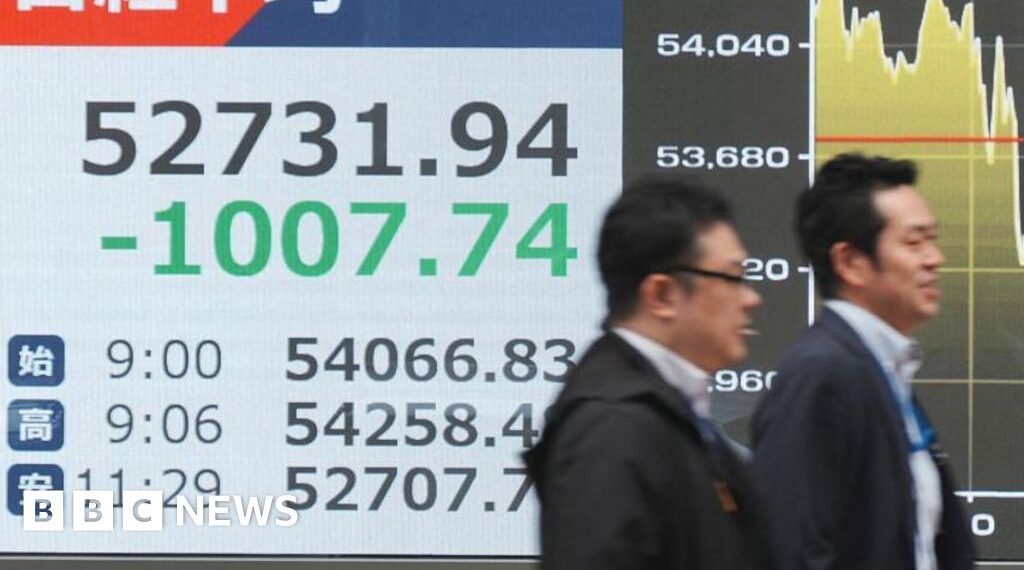 Oil jumps and shares fall after US president address