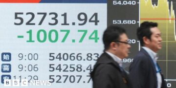 Oil jumps and shares fall after US president address