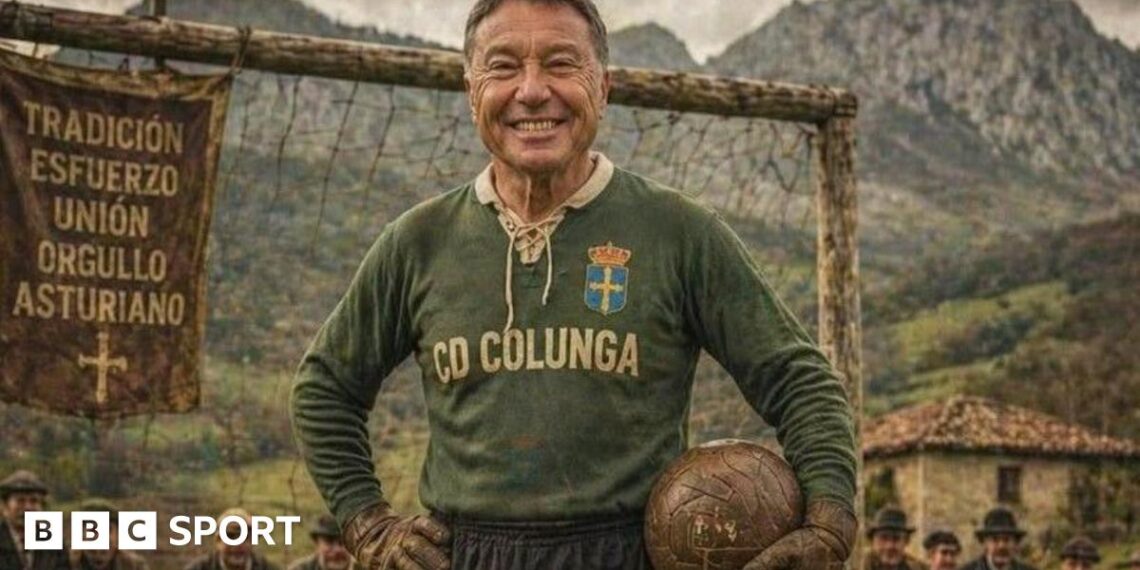 Colunga's AI depiction of Angel Mateos Gonzalez