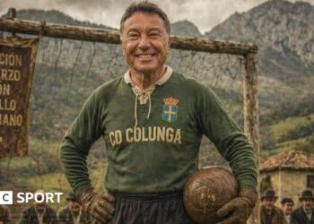Colunga's AI depiction of Angel Mateos Gonzalez