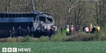 One dead as train travelling 99mph collides with lorry in France