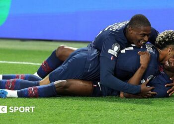 Paris St-Germain celebrate