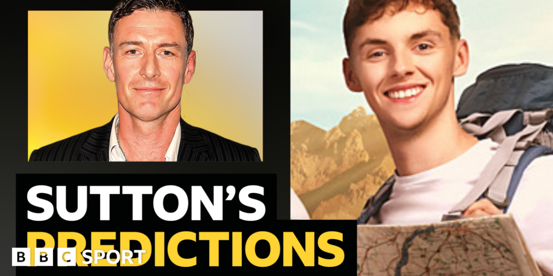 A picture of Chris Sutton with wording next to it that says BBC Sport columnist Chris Sutton