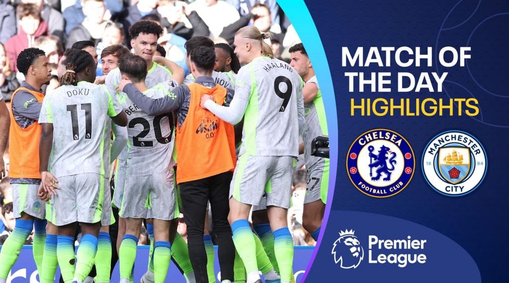 Manchester City players celebrate