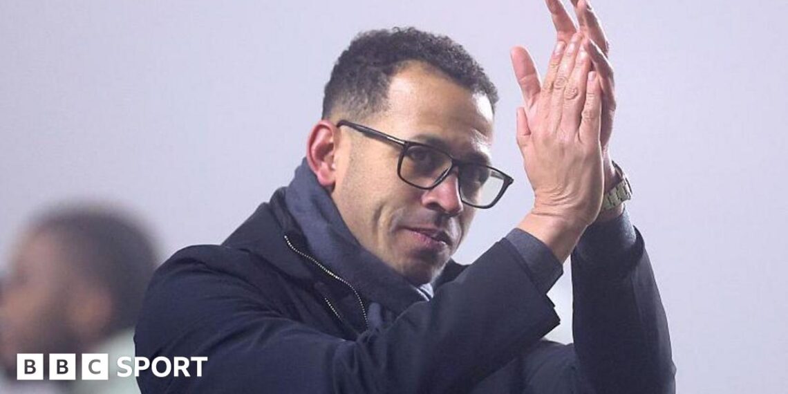 Liam Rosenior applauds Chelsea fans after the FA Cup third round against Charlton in January