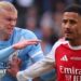 Erling Haaland and William Saliba
