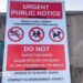 Raw sewage posters at lough not official, says minister
