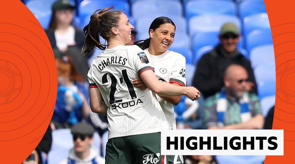 Niamh Charles and Sam Kerr