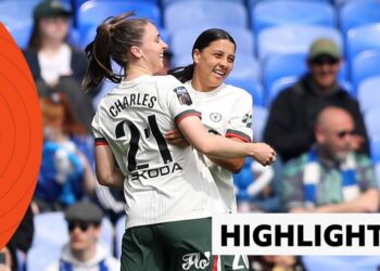 Niamh Charles and Sam Kerr