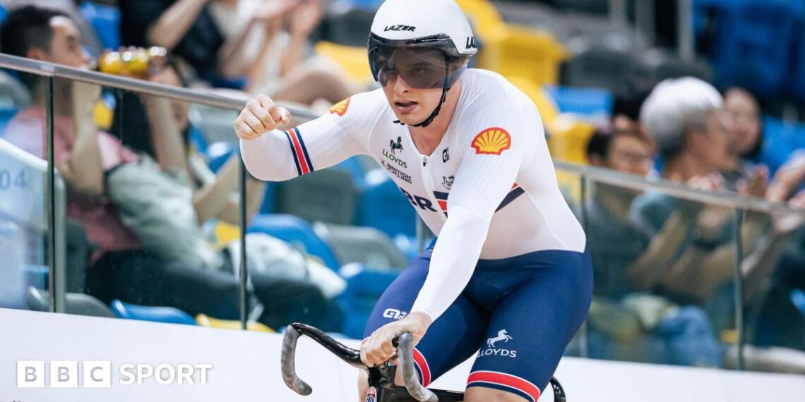 Matt Richardson celebrates victory in Hong Kong