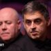 John Higgins (left) and Ronnie O'Sullivan