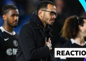 Chelsea head coach Liam Rosenior