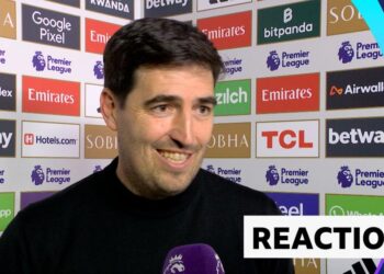Andoni Iraola in post match interview