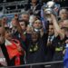 Wigan lifting the FA Cup