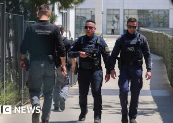 Suspected gunman aged 89 held in Greece after five wounded