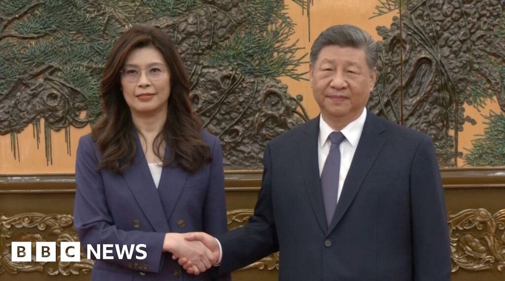 Taiwan opposition leader meets Xi Jinping in Beijing