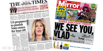 The Papers:  'I'm not Epstein's victim' and 'We see you, Vlad'