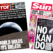 The Papers:  'World holds its breath' and 'No Kan do'