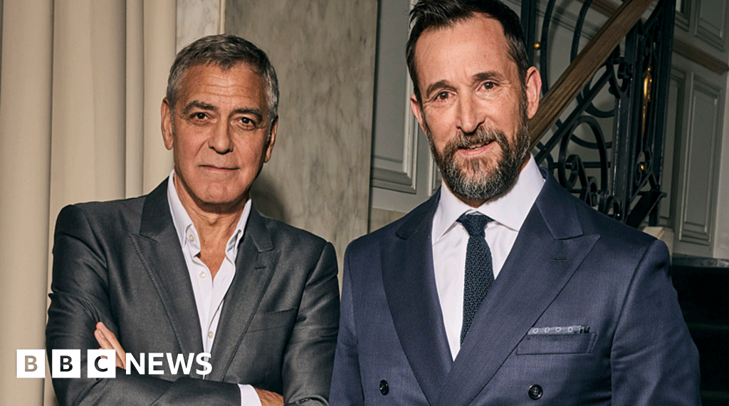 The Pitt star on 'graphic' reality of hit show and rumours Clooney helped him get role