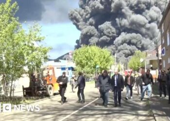 Third Ukrainian strike hits Russian oil refinery and prompts evacuations