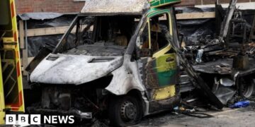 Three charged over Jewish charity ambulance fires