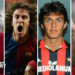 Graphic showing Carragher, Giggs, Totti and Maldini